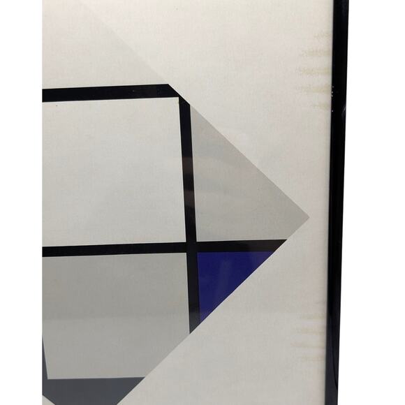 Vintage Framed Piet Mondrian Tableau No. IV: Lozenge Composition Serigraph Print - Picture 2 of 11